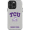 Texas Christian University Horned Frogs Logo Print iPhone 15 Pro Impact Case